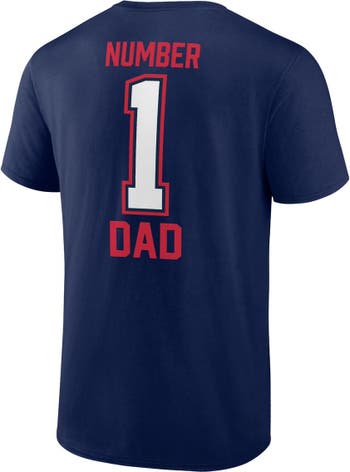 Men's Houston Astros Fanatics Branded Navy #1 Dad T-Shirt
