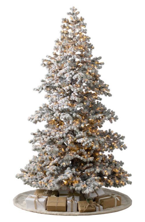 Shop Balsam Hill Frosted Yukon Spruce® Pre-lit Artificial Tree In Green