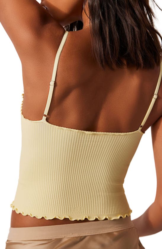 Shop Free People Easy To Love Rib Crop Cami In Butter