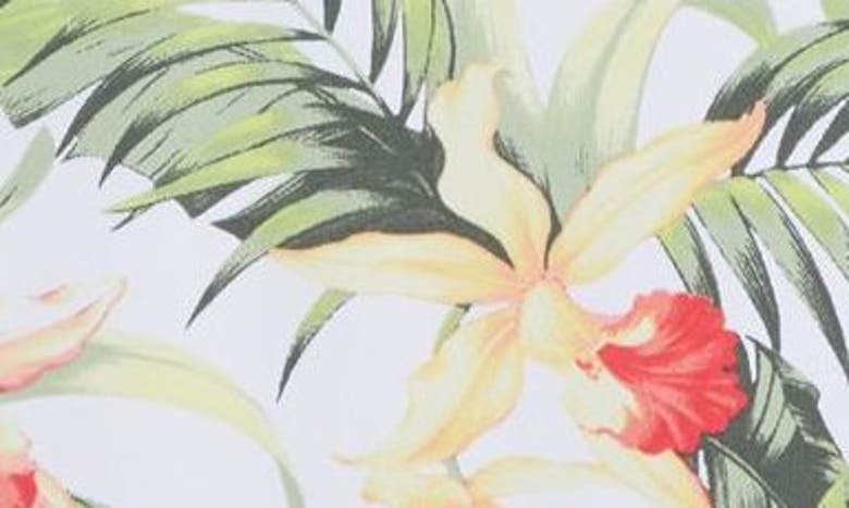 Shop Tommy Bahama Aubrey Floral Islandzone® Sleeveless V-neck Polo In White