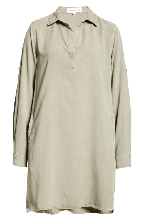 A-Line Shirtdress in Soft Army
