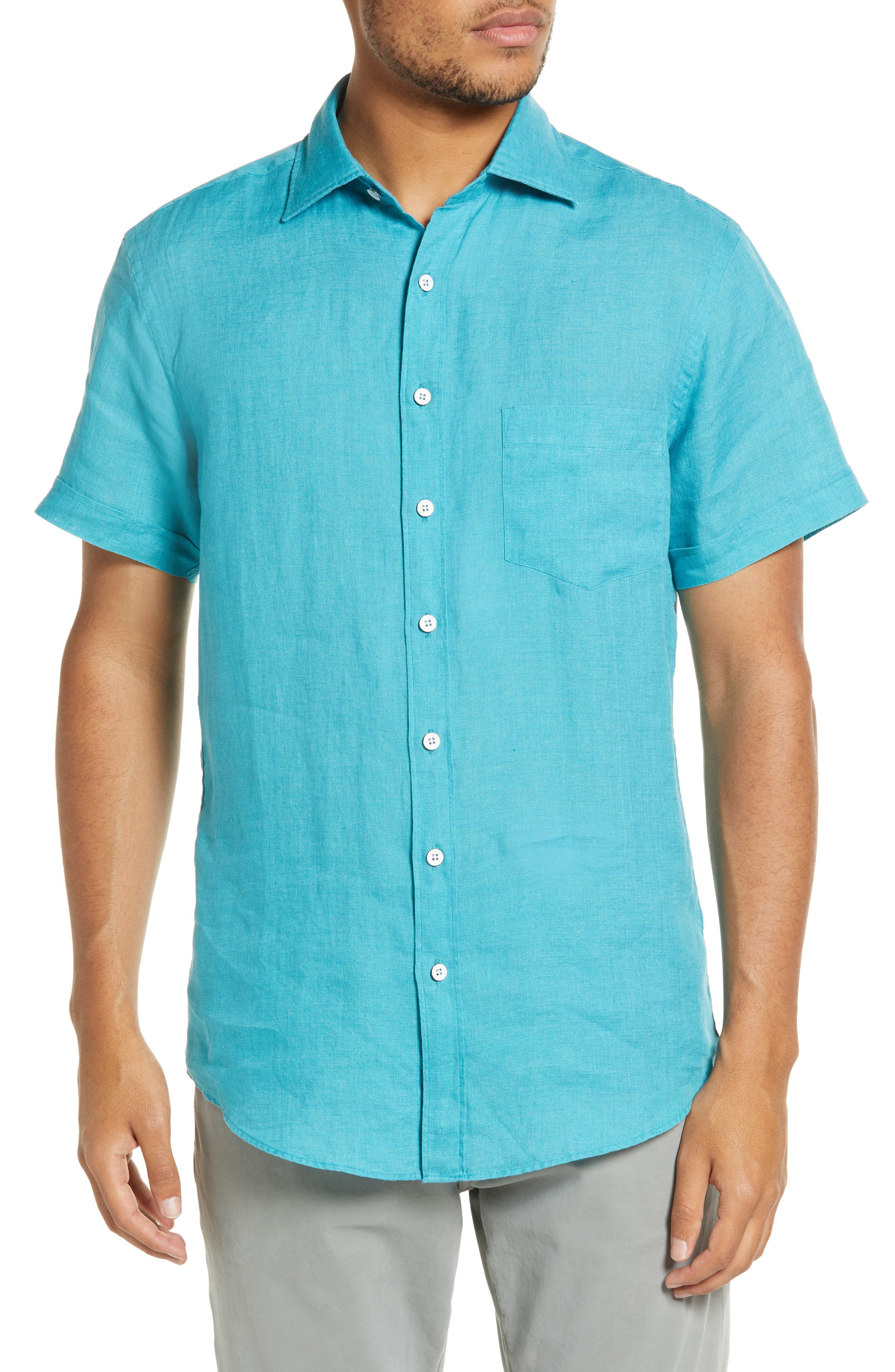 teal shirts for men | Nordstrom