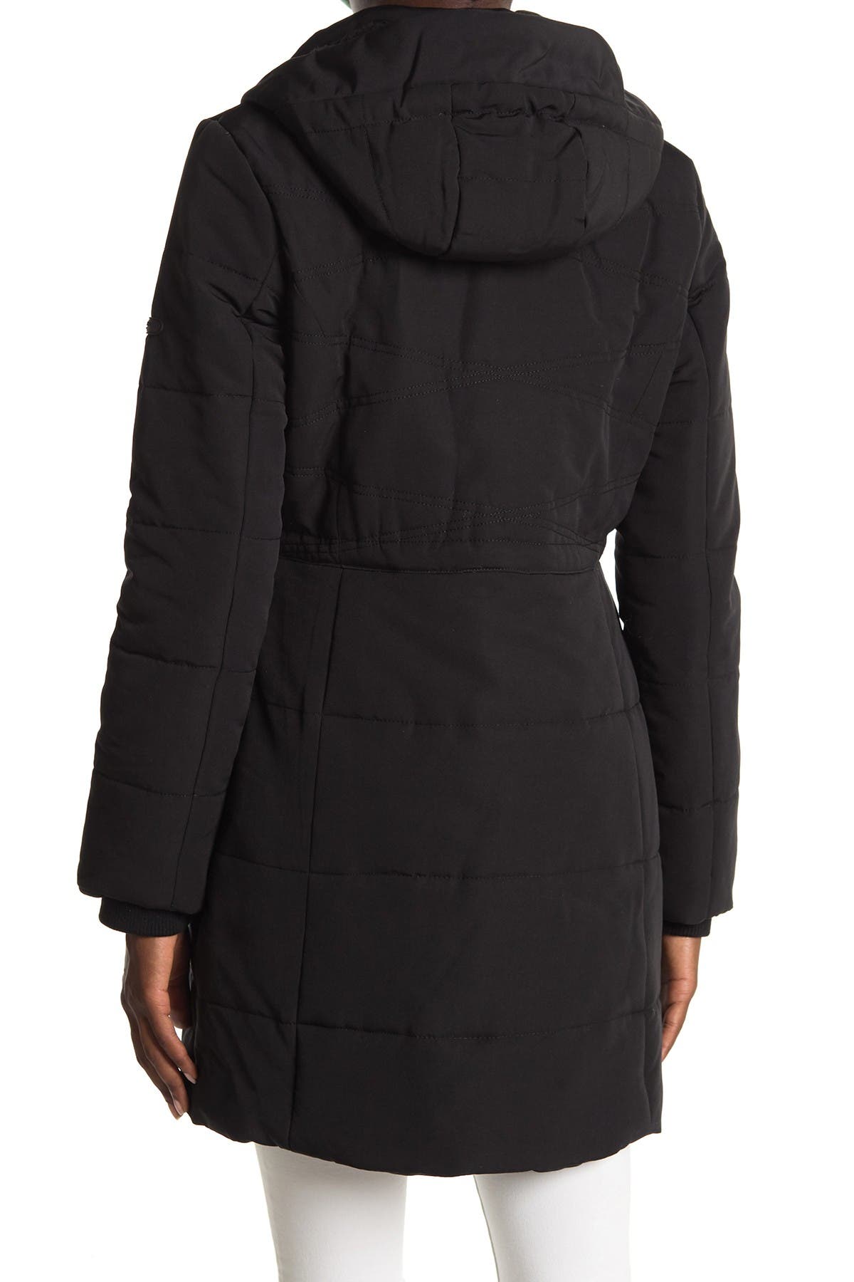 lucky brand missy faux shearling lined hooded parka