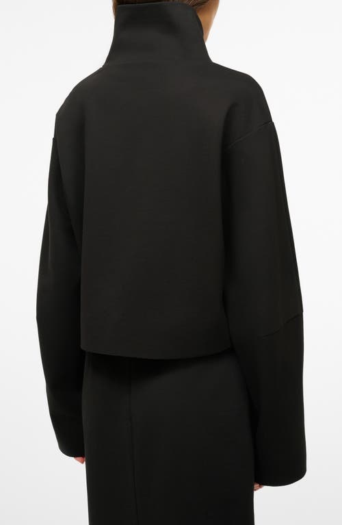 Shop Staud Binoche Turtleneck Top In Black