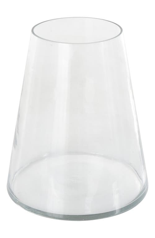 Ginger Birch Studio Glass Candleholder In Clear