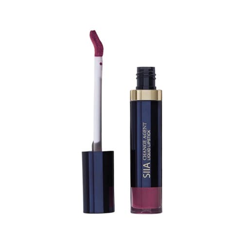 Shop Siia Cosmetics Change Agent Liquid Lipstick In Glamour Purple