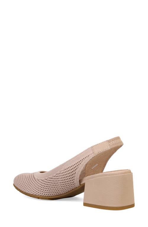 Shop Eileen Fisher Yarn Knit Slingback Pump In Blush