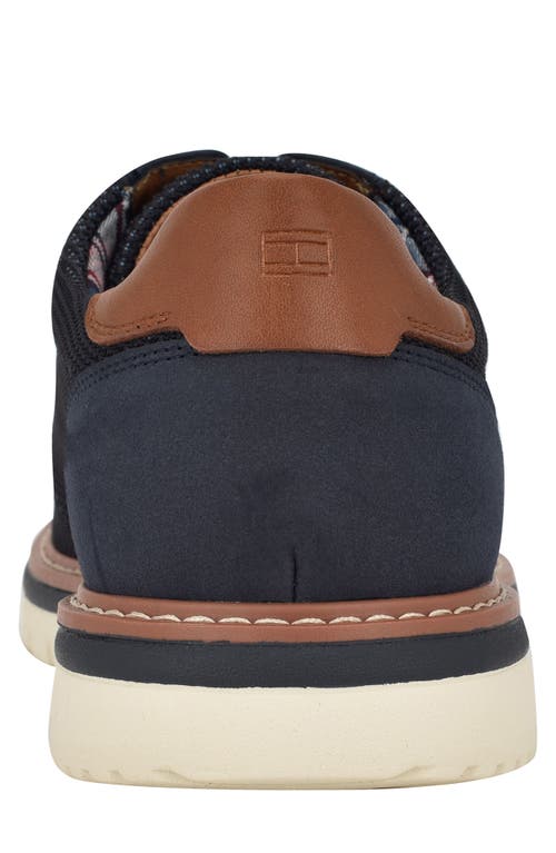 Tommy Hilfiger Vasel Knit Derby In Navy Multi