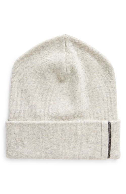 Brunello Cucinelli Monili Detail Cashmere Beanie at Nordstrom,