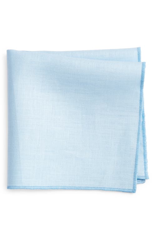 CLIFTON WILSON Baby Blue Linen Pocket Square at Nordstrom