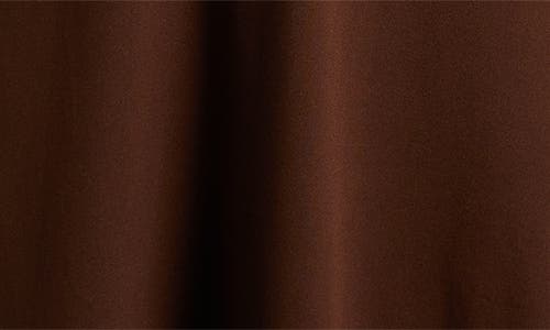 24seven Comfort Apparel Comfortable Foldover Strapless Stretch Dress In Brown