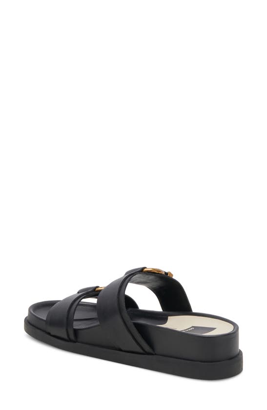 Dolce Vita Soya Sandal In Onyx Leather