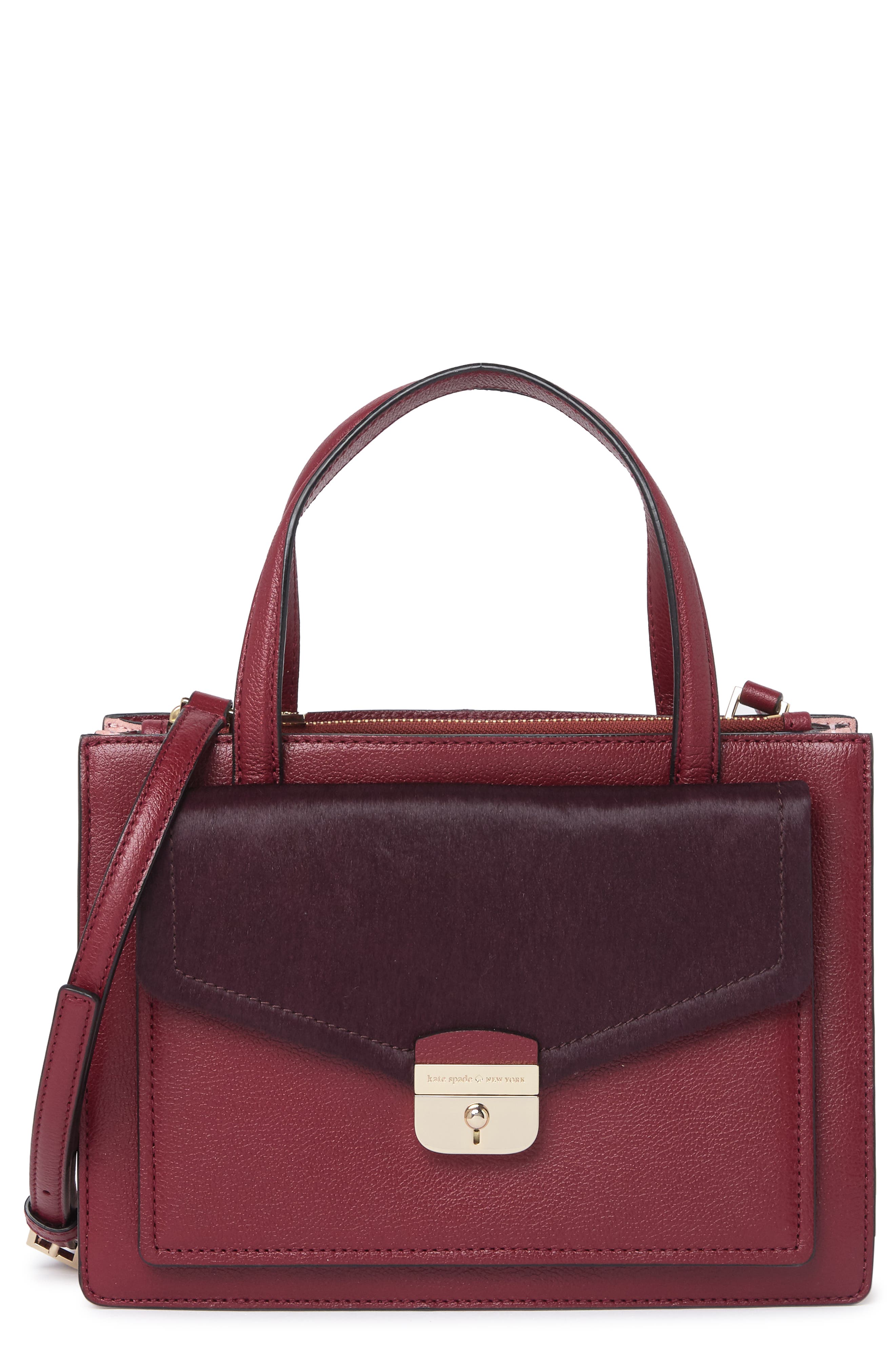 Kate Spade Zarinah Hyde Place Small Satchel In Train Car Red/soft A