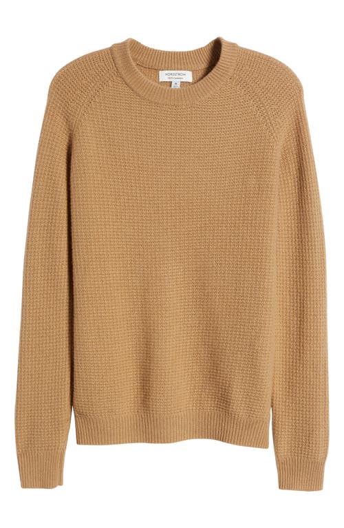 NORDSTROM NORDSTROM TEXTURE CASHMERE SWEATER 