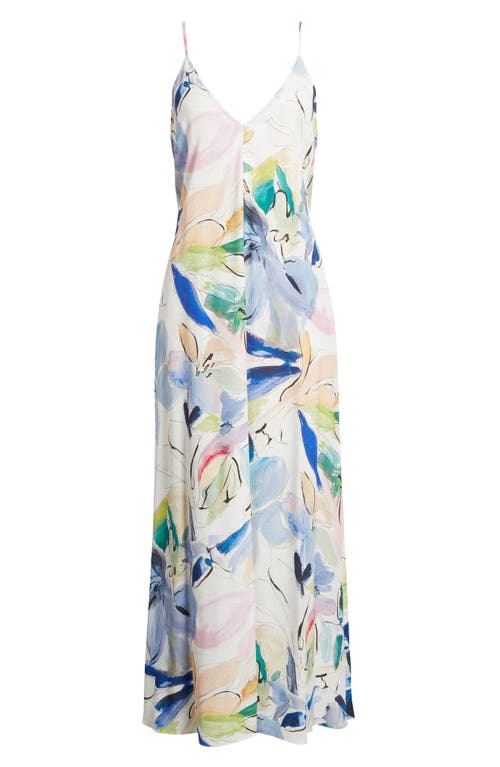 Ted Baker London Ashliy Floral Slipdress in White Multi