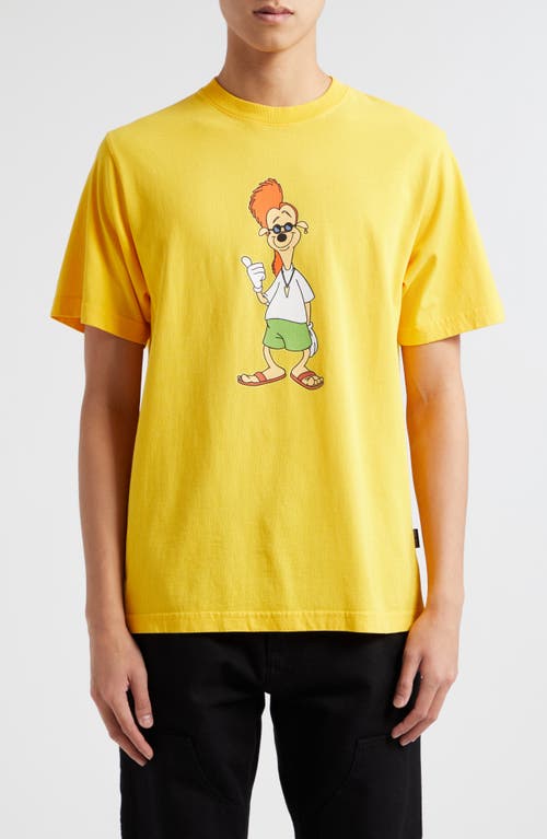 x Disney Zimuruski Beach Cotton Graphic T-Shirt in Gold