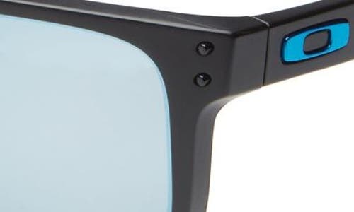 Oakley 59mm Polarized Square Sunglasses In Matte Black/deep Polarized