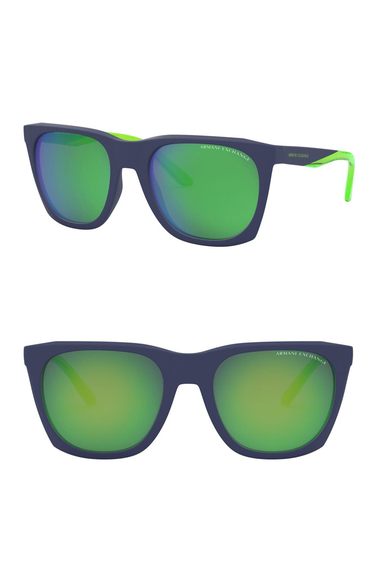 armani exchange square glasses