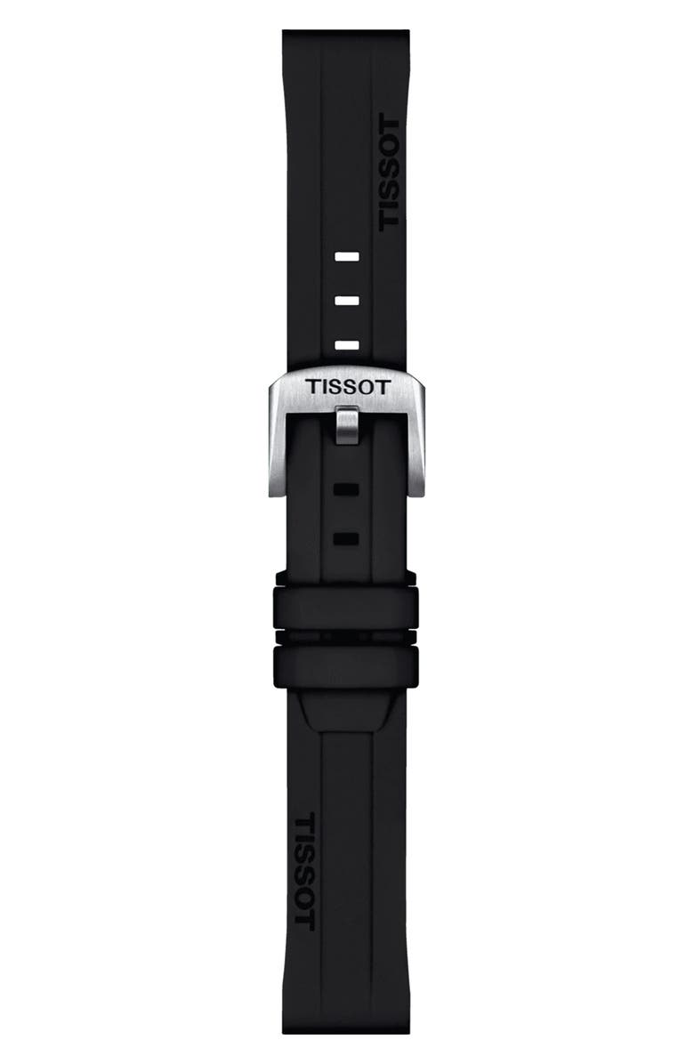 Tissot 18mm Silicone Watchband, Main, color, 