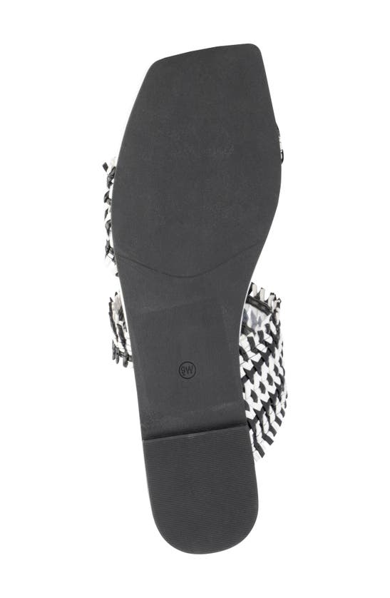 Fashion To Figure Pammy Sandal In Black/ White