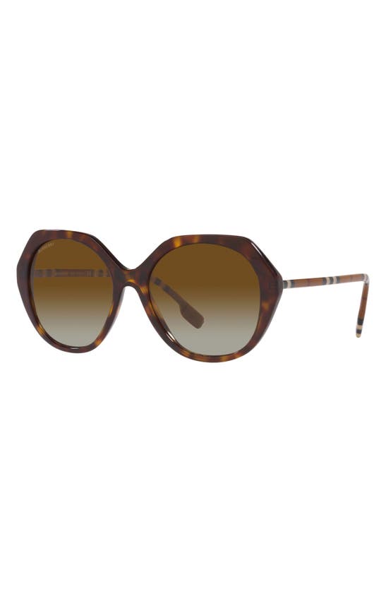 burberry 54mm round sunglasses