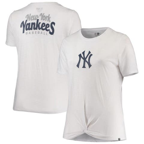 Los Angeles Dodgers New Era Women's Plus Size Space Dye Raglan V-Neck  T-Shirt - Royal