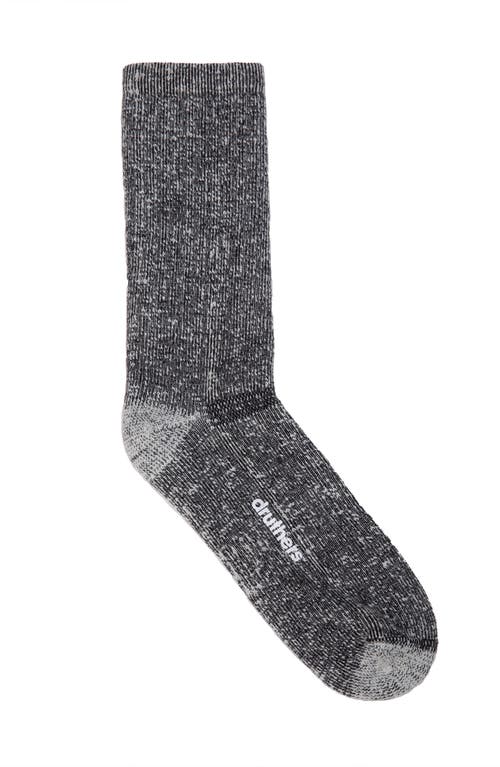 Shop Druthers Nyc Merino Wool House Sock In Black