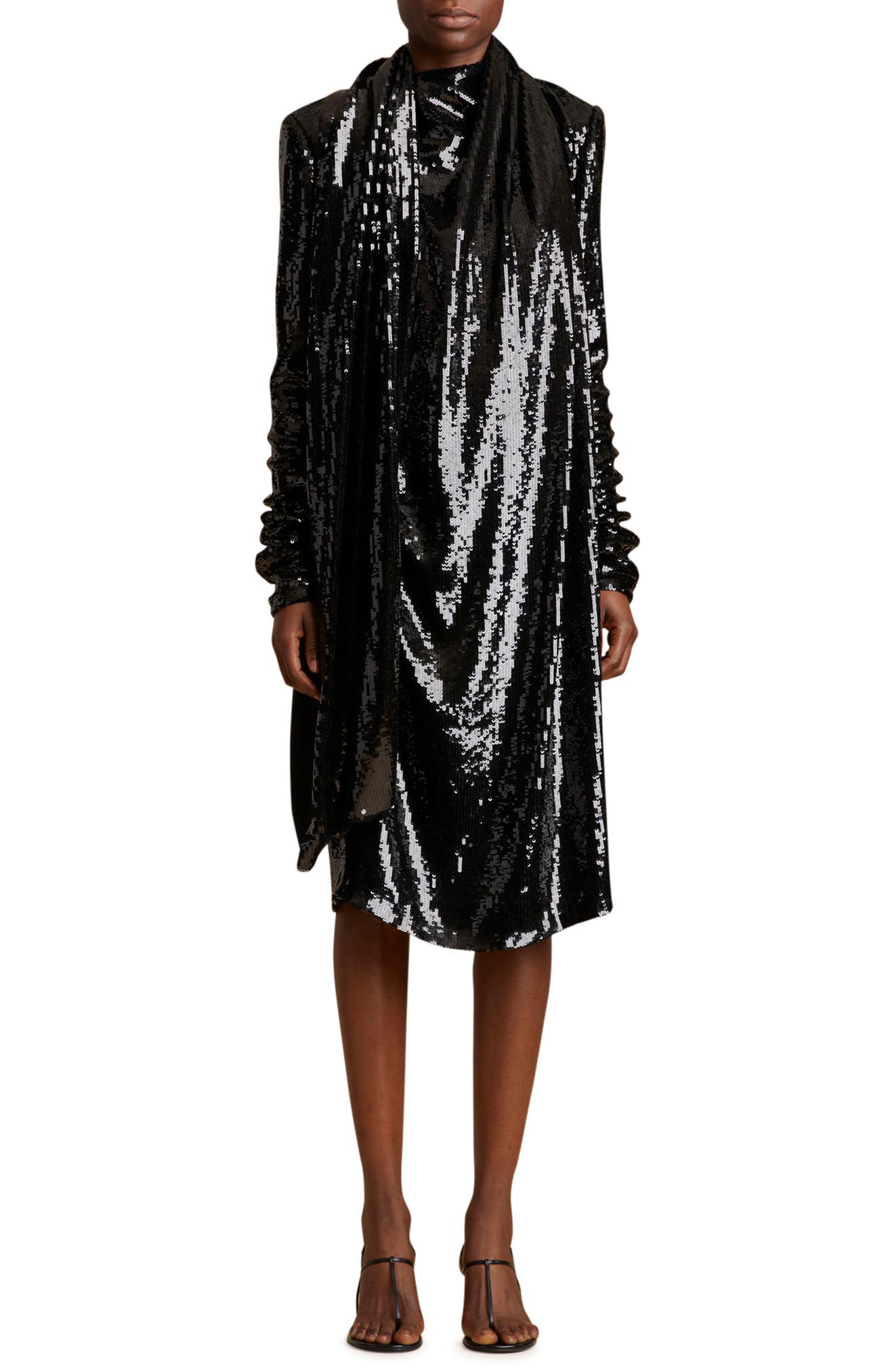 khaite sequin dress Khaite Sequin Long Dress w/ Tags - Black Dresses, Clothing - KHAIT83588