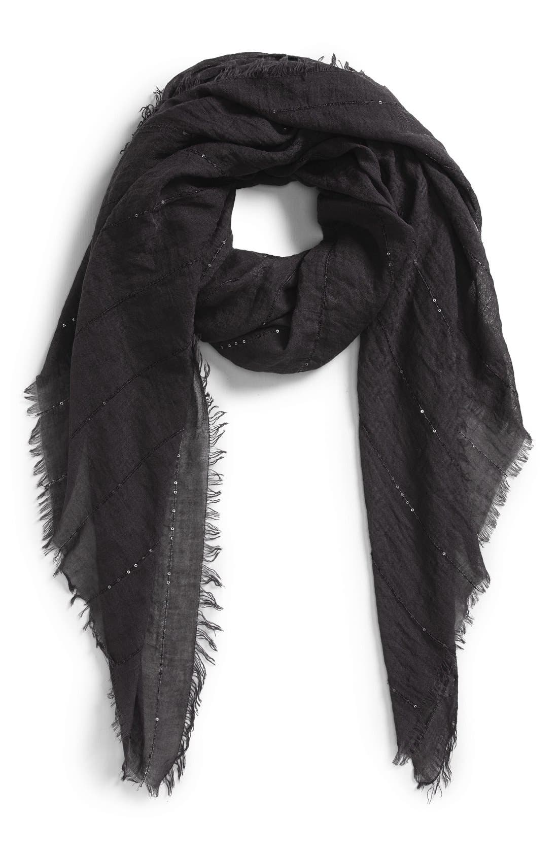 Echo Sequin Embellished Crinkle Wrap Nordstrom