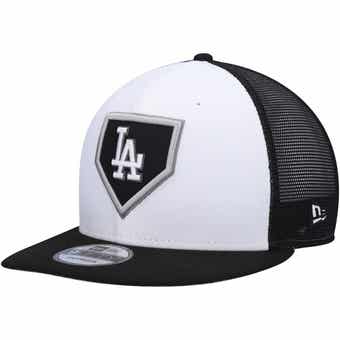 New Era Natural Los Angeles Dodgers Retro Beachin' Patch A-Frame Trucker 9FIFTY Snapback Hat