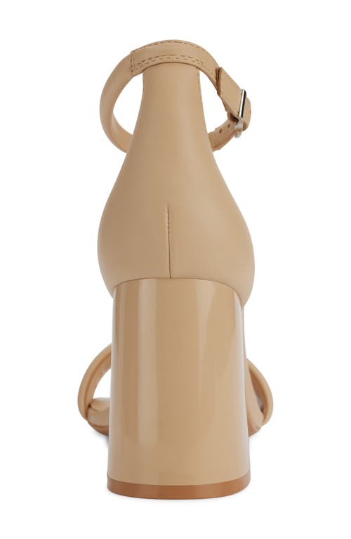 Shop Dkny Scarla Ankle Strap Sandal In Beige