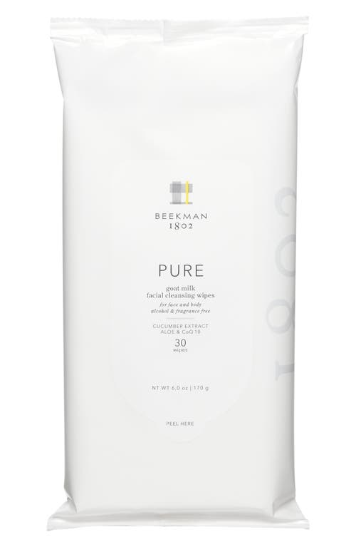 Beekman 1802 Pure Goat Milk Facial Cleansing Wipes at Nordstrom