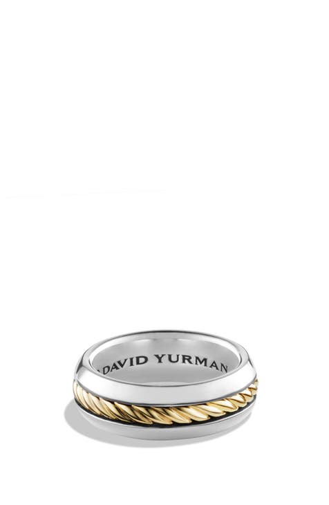 'Cable Classics' Band Ring with 18K Gold
