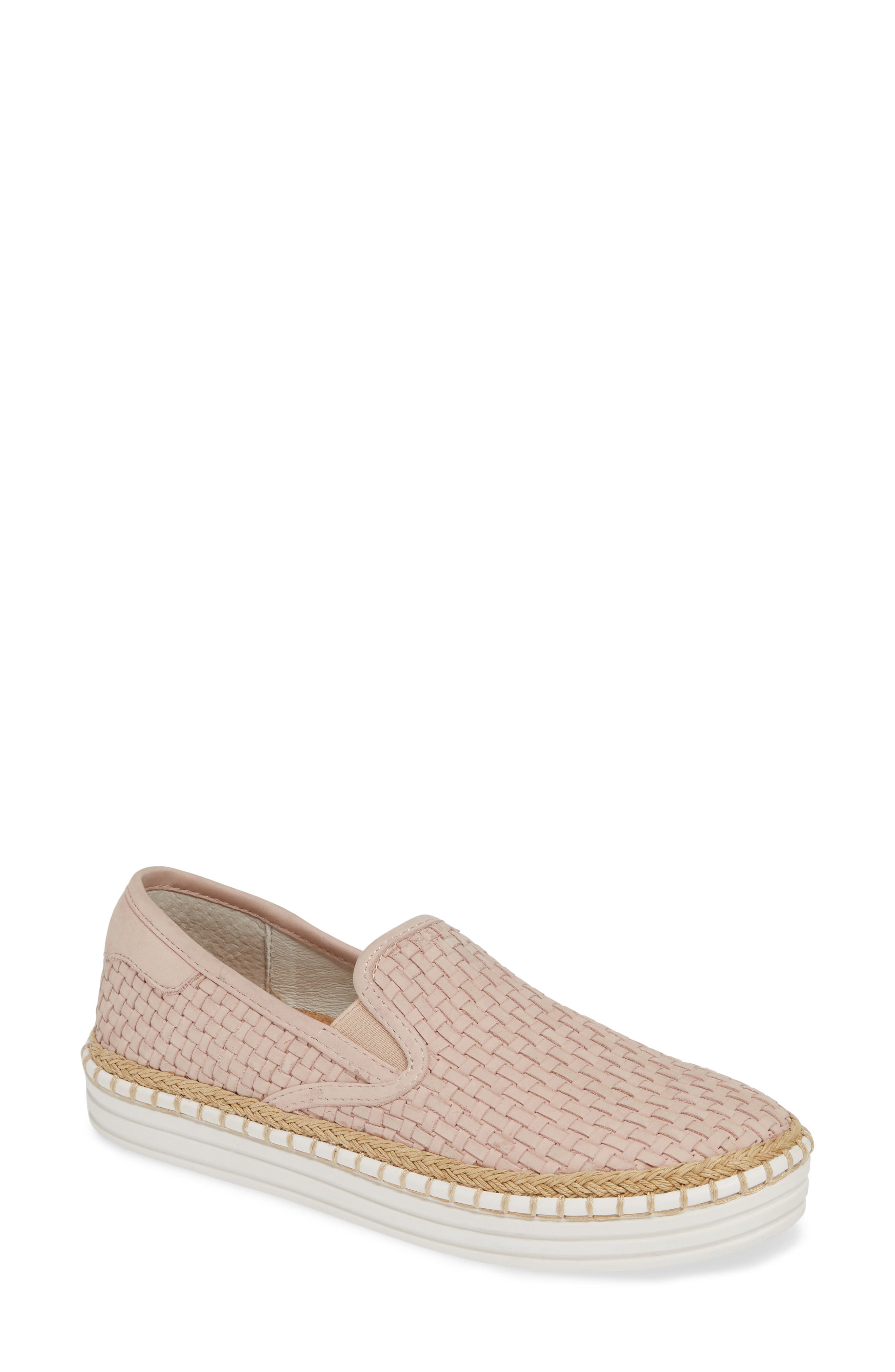 Jslides Kelly Woven Slip-On Sneaker, Pink