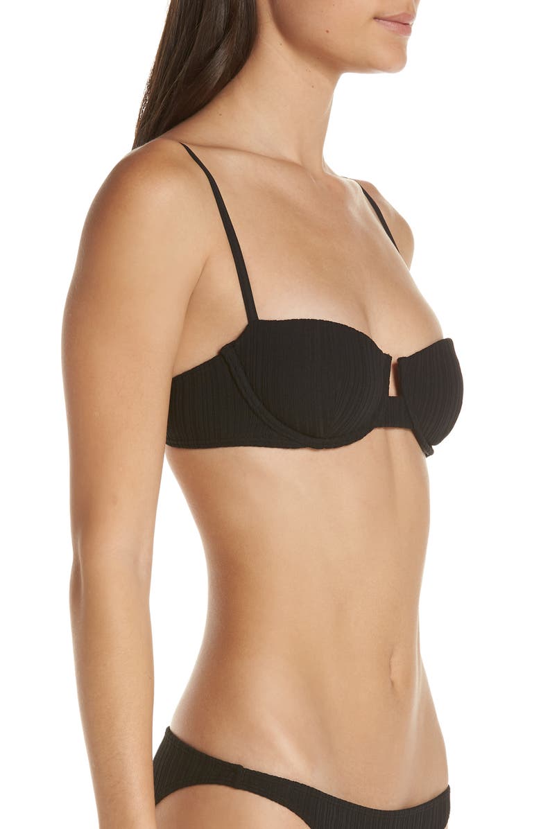 Onia Dalia Underwire Bikini Top, Alternate, color, 
