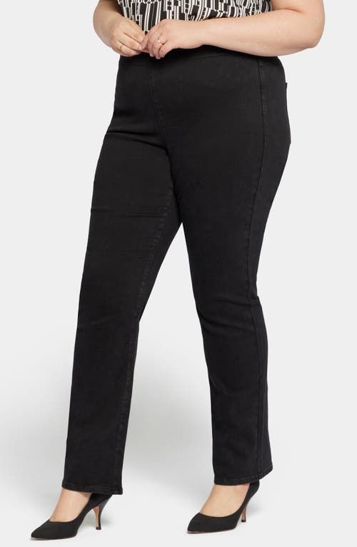 Nydj Pull-on Straight Leg Jeans In Stellar