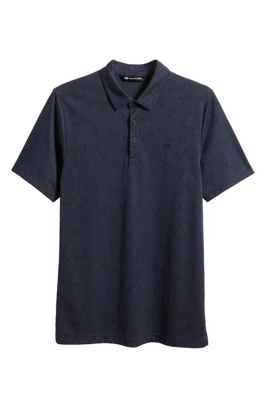 Shop Travismathew Warmer Tides Polo In Total Eclipse