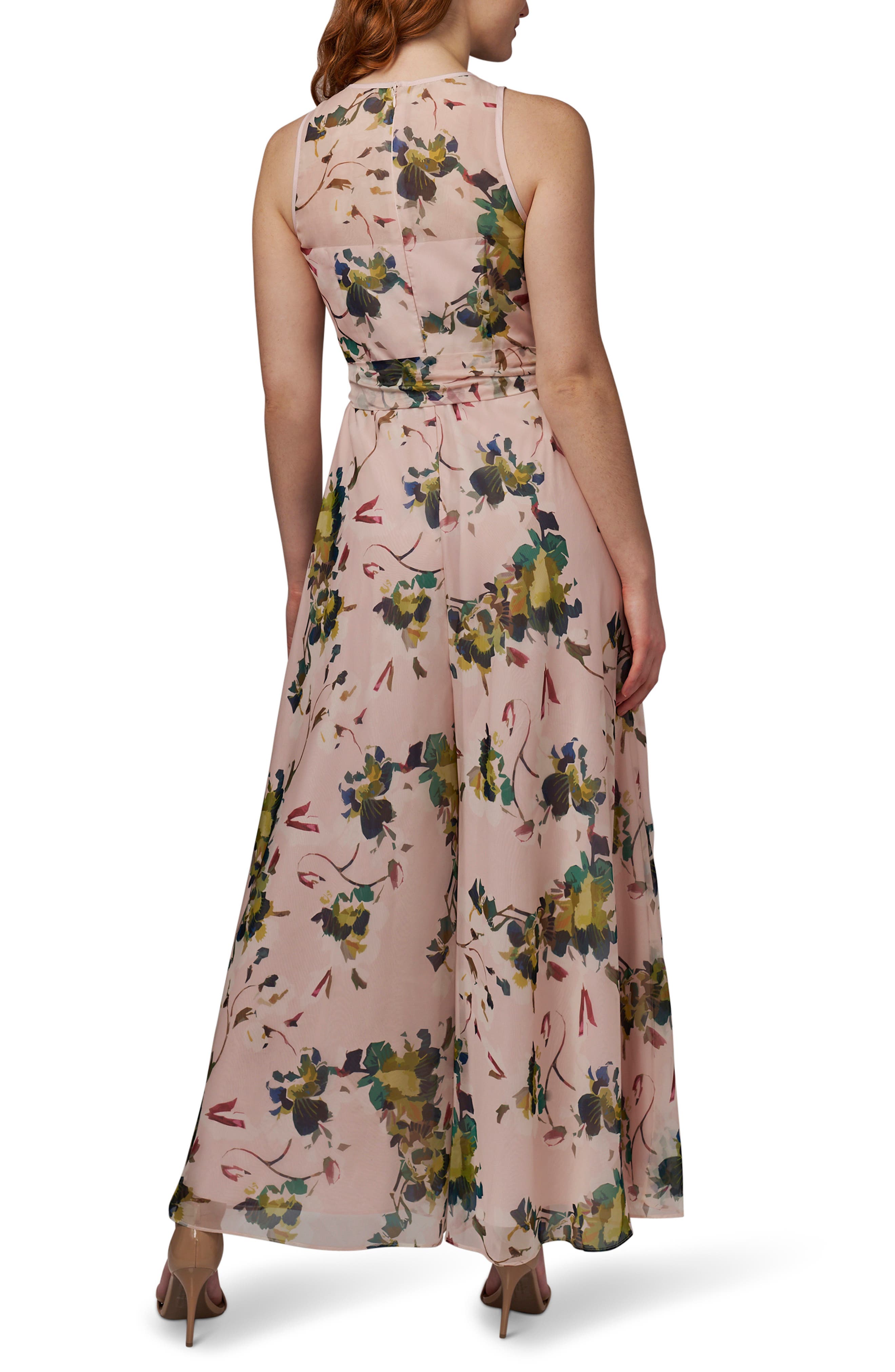 Floral organza jumpsuit Clearance