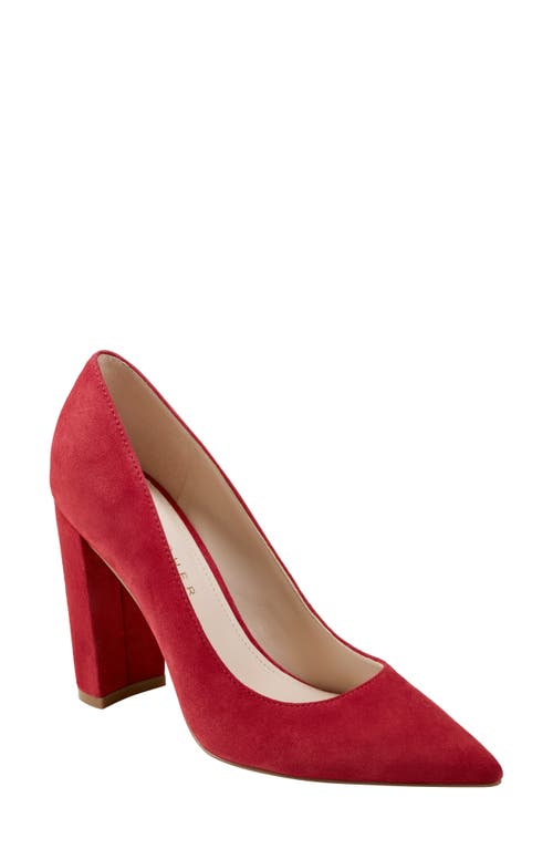 Marc Fisher Ltd Abilene Pointed Toe Pump In Medium Red