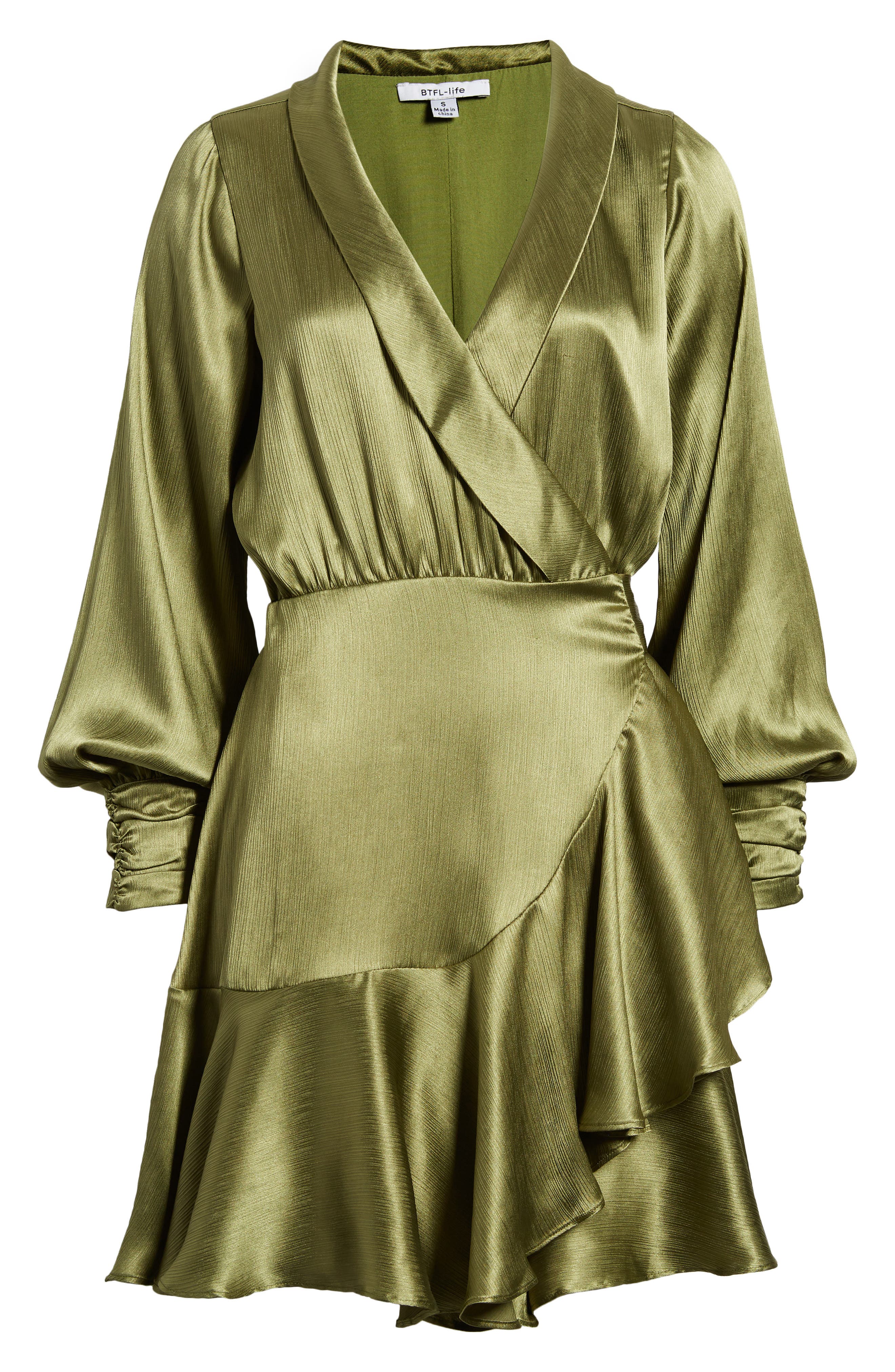 zimmermann wrap dress olive