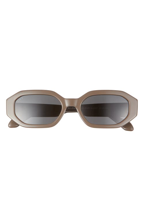 DIFF Allegra 53mm Polarized Rectangle Sunglasses in Grey 