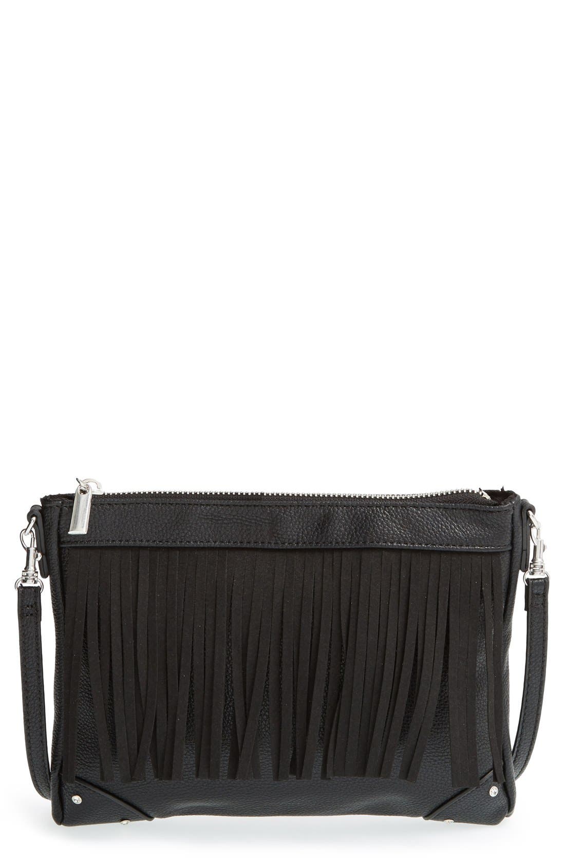 ME.N.U Fringe Faux Leather Crossbody Bag (Girls) Nordstrom