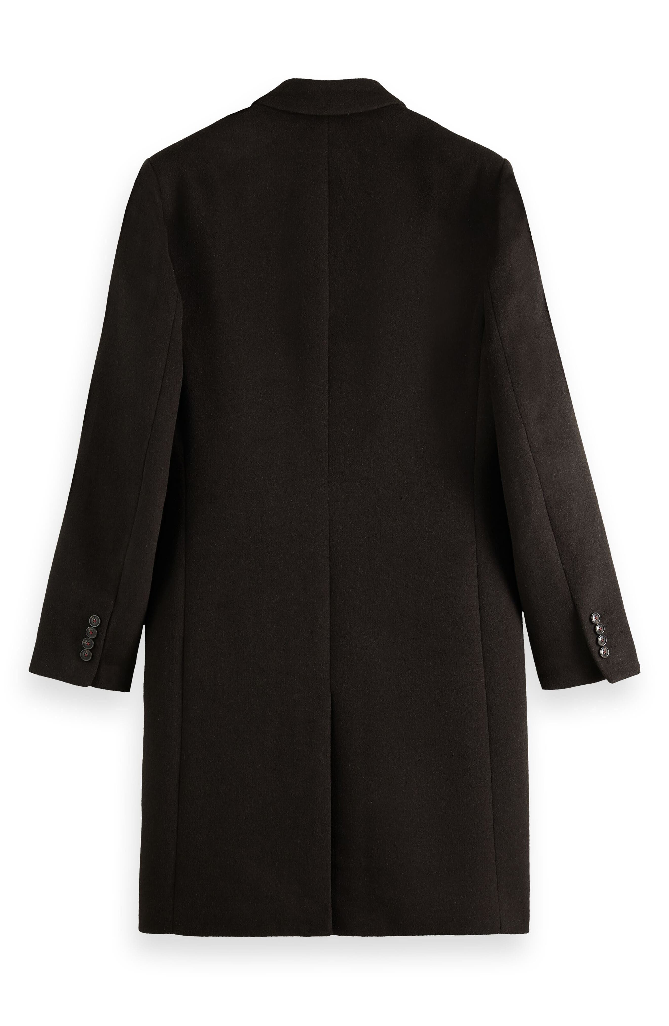 Scotch & Soda Men's Classic Mélange Wool Blend Overcoat Nordstrom