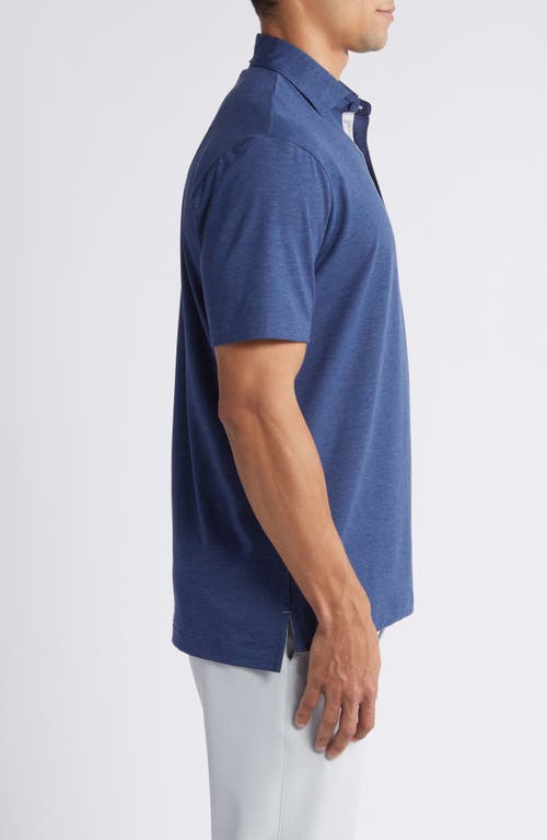 Shop Johnnie-o Linxter Cotton & Lyocell Blend Golf Polo In Navy