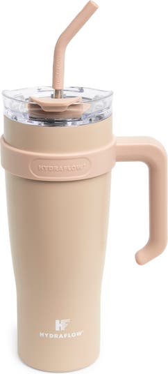 HYDRAFLOW Capri - 40oz Tumbler with Straw and Handle