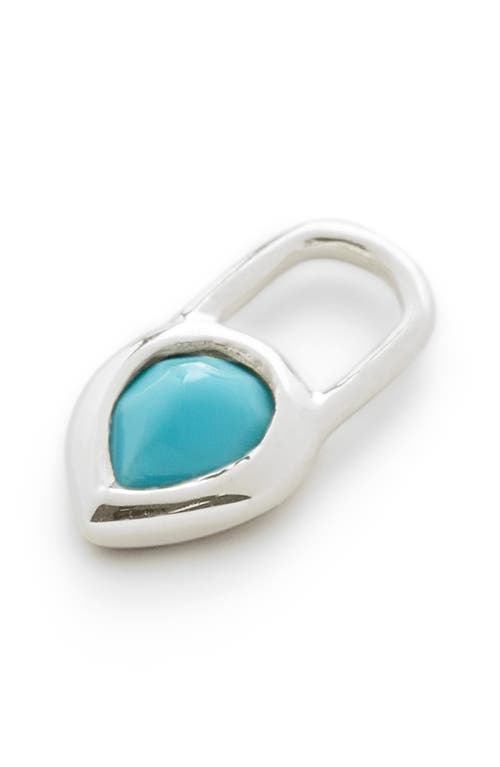 Monica Vinader Teardrop Turquoise Earrings Charm in Ss at Nordstrom