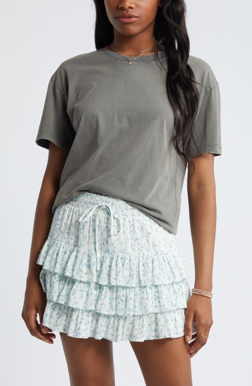 Oversize Cotton T-Shirt in Grey Pearl