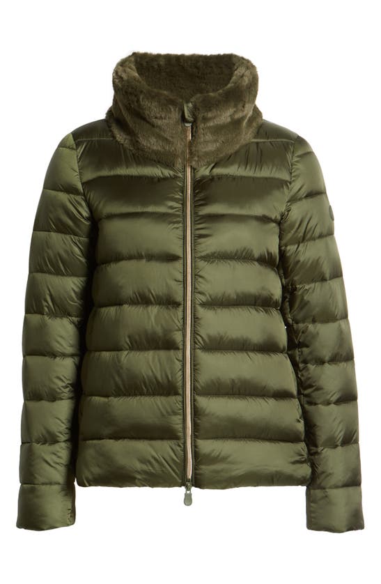 Save The Duck Mei Puffer Jacket In Willow Green | ModeSens
