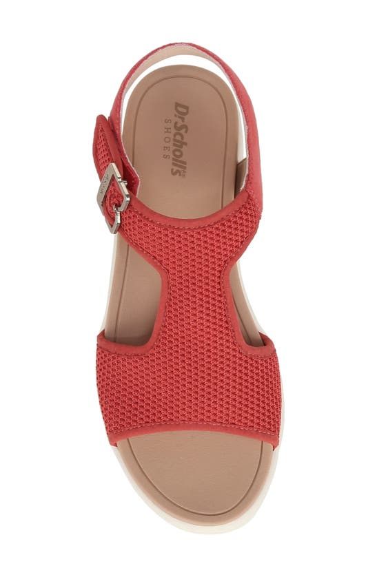 Shop Dr. Scholl's Time Off Sun Sandal In Red