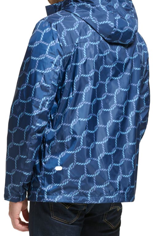 TOMMY HILFIGER TOMMY HILFIGER HOODED RAIN SLICKER JACKET